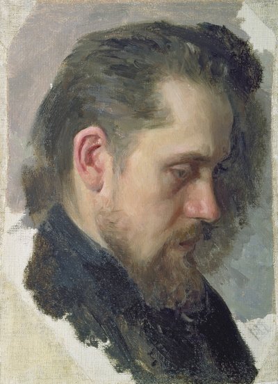 Portrait of the author Nikolay Pomyalovsky by Nikolai Vasilievich Nevrev